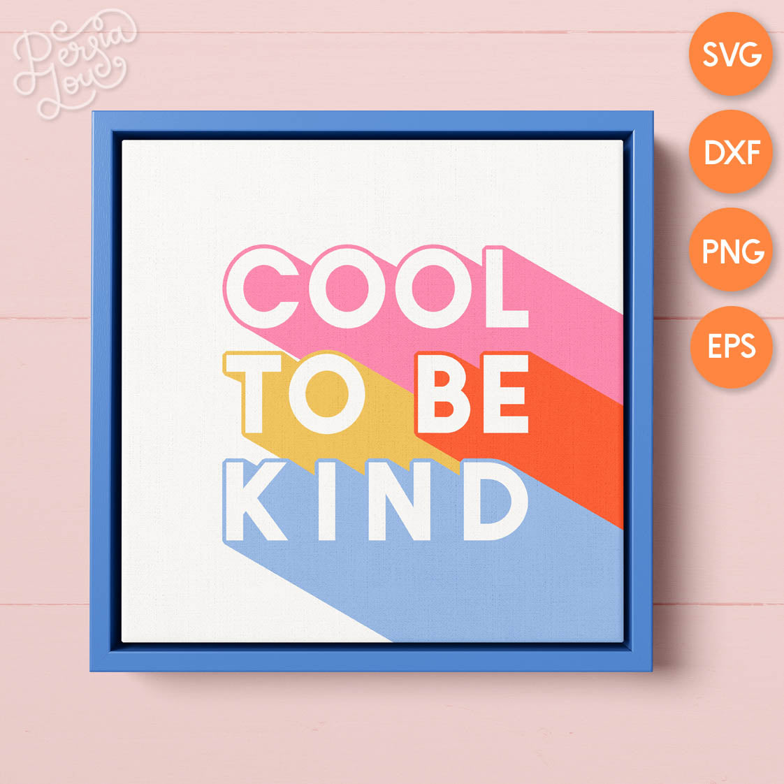 It's Cool to Be Kind SVG Cut file by Creative Fabrica Crafts