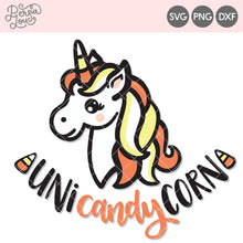 Candy Corn Unicorn Cut File