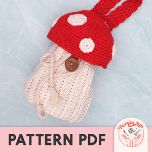 Crochet Mushroom Bag Pattern PDF