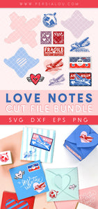 Love Notes SVG Cut File Bundle