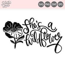 She's a Wildflower SVG Cut File