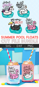 Pool Float Cut File Mini Bundle