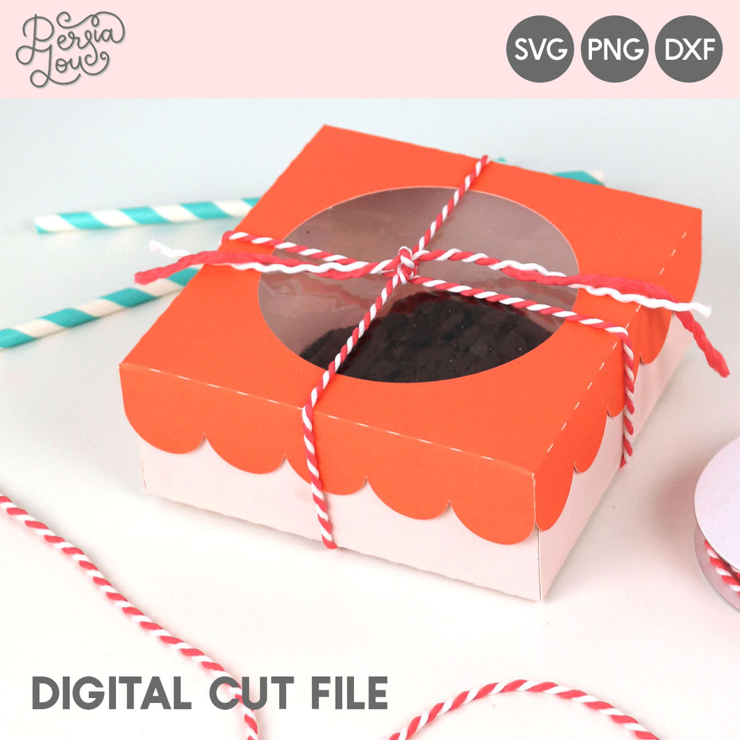 Window Cookie Box SVG Cut File
